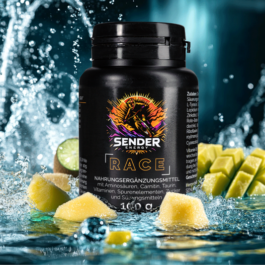 L-Arginin im SENDER ENERGY RACE | Vegan & ohne Koffein