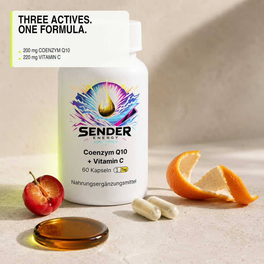 Coenzym Q10 + Vitamin C – Energy & Cellular Performance Support