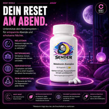 Melatonin zur Schlafverbesserung: Melatonin-Komplex für besseren Schlaf und Entspannung - SENDER ENERGY