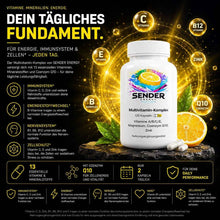 Multivitamin-Komplex als hochwertiges Multivitaminpräparat für Ihre Gesundheit - SENDER ENERGY