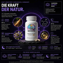 Ginseng-Komplex - Hochwertige Ginseng Ergänzung für mehr Balance und Stabilität - SENDER ENERGY