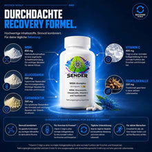MSM-Komplex Nahrungsergänzung für optimale Gesundheit und Wohlbefinden - SENDER ENERGY