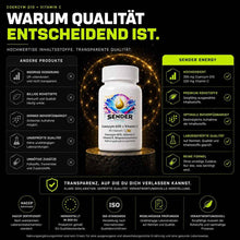 Coenzym Q10 mit Vitamin C - Natürliche Unterstützung für Energie & Gesundheit - SENDER ENERGY