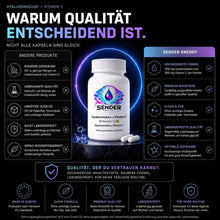 Hyaluronsäure Vitamin C Kapseln für strahlende Haut und optimale Hydratation - SENDER ENERGY