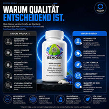 MSM-Komplex Nahrungsergänzung für optimale Gesundheit und Wohlbefinden - SENDER ENERGY