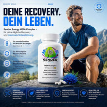 MSM-Komplex Nahrungsergänzung für optimale Gesundheit und Wohlbefinden - SENDER ENERGY