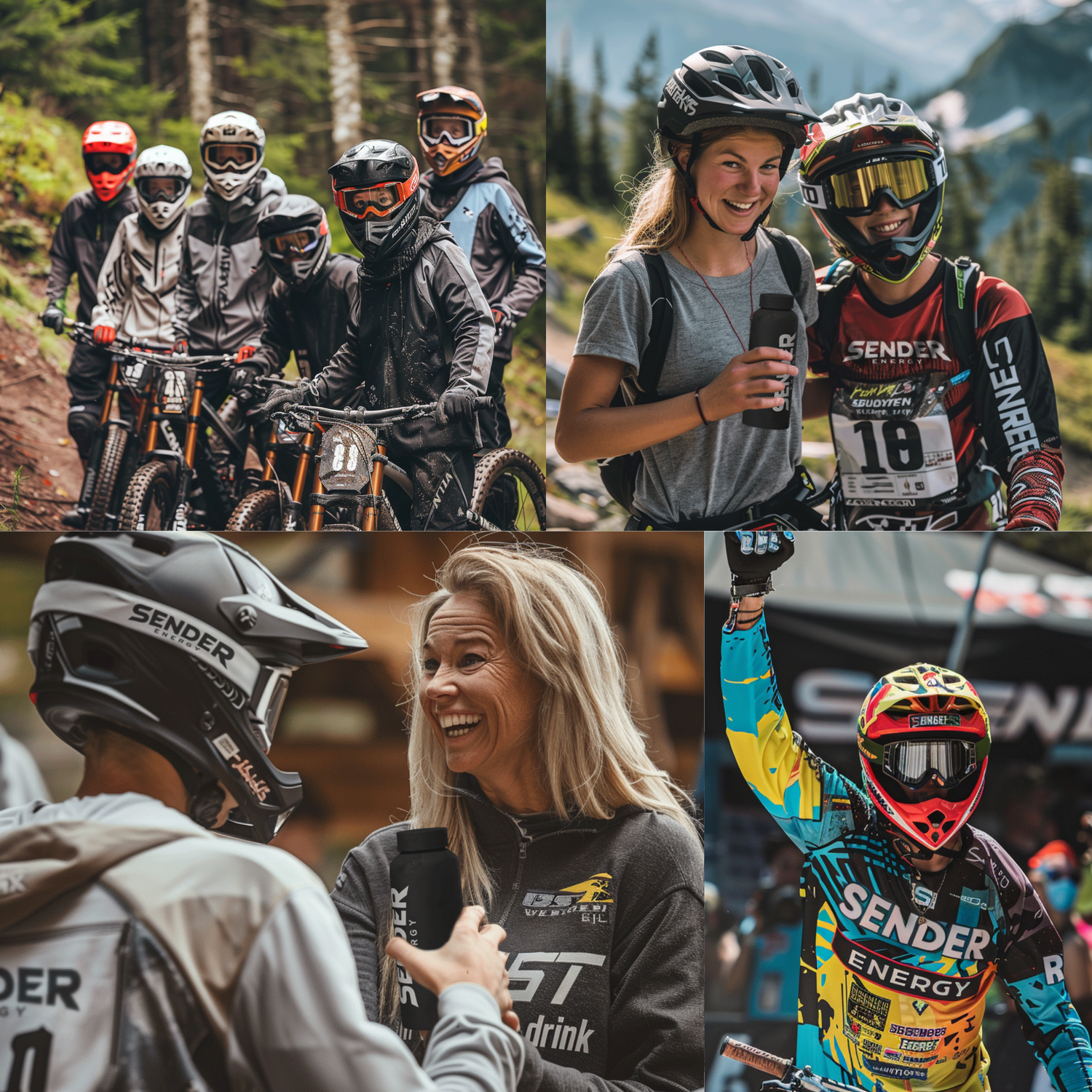 Downhill-Community inspiriert durch Loic Bruni, SENDER ENERGY – Alternative zu Red Bull und Monster Energie