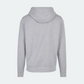 Rückseite eines grauen SENDER ENERGY Hoodies, ideal für Extremsportler und Fans von funktionaler und stylischer Freizeitbekleidung