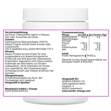 Marine Kollagen PEPTAN® 400g für optimale Haut- und Gelenkgesundheit - SENDER ENERGY