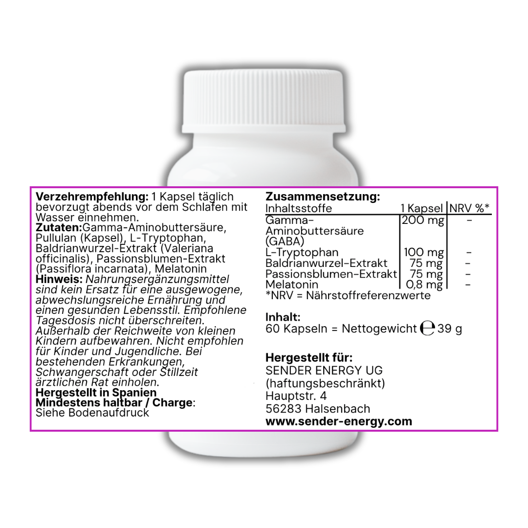 Melatonin-Komplex Kapseln