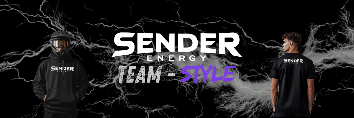 SENDER ENERGY Team Style: Werde Teil des Teams - Trage die Mission